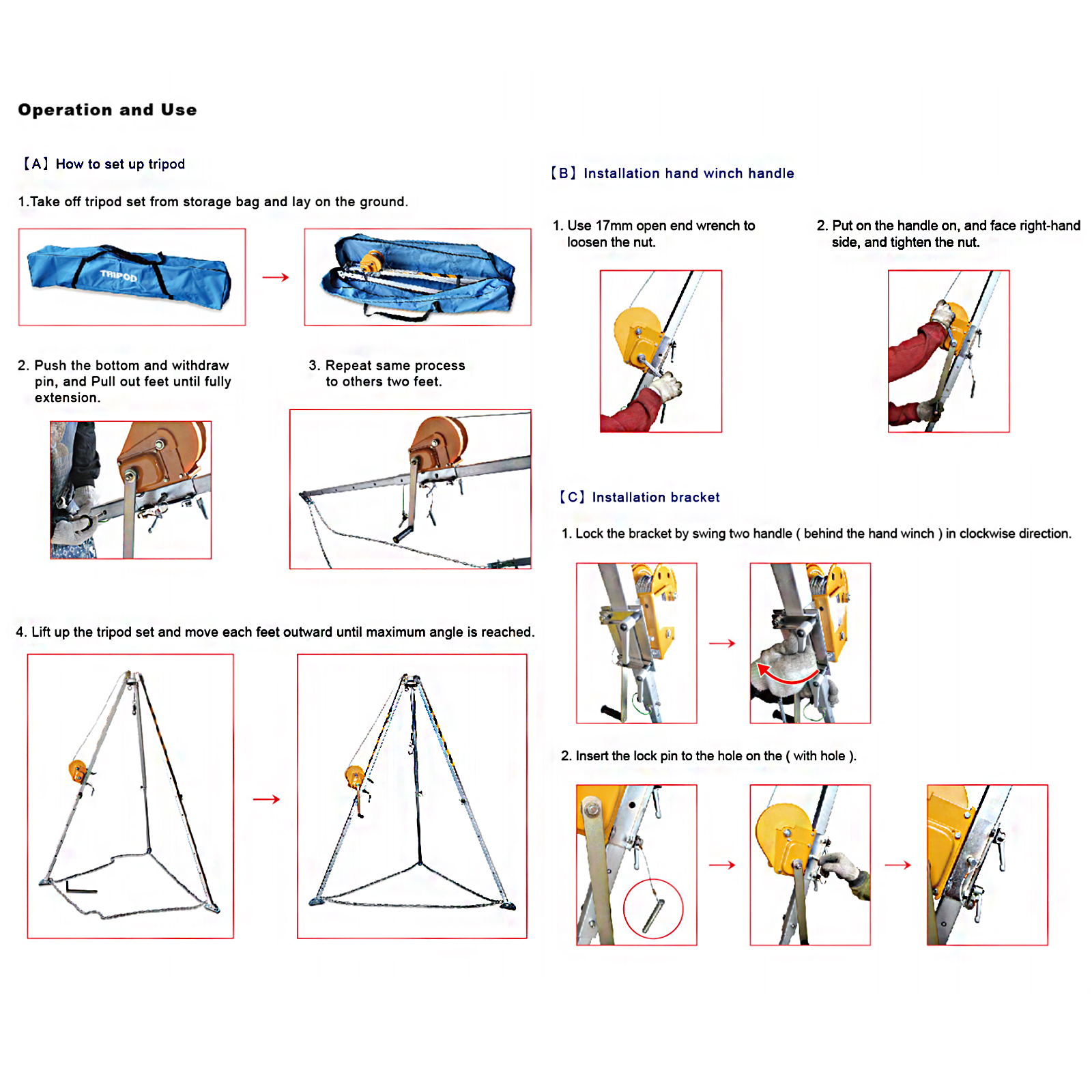 Lifting Tripodfire Rescue Tripod